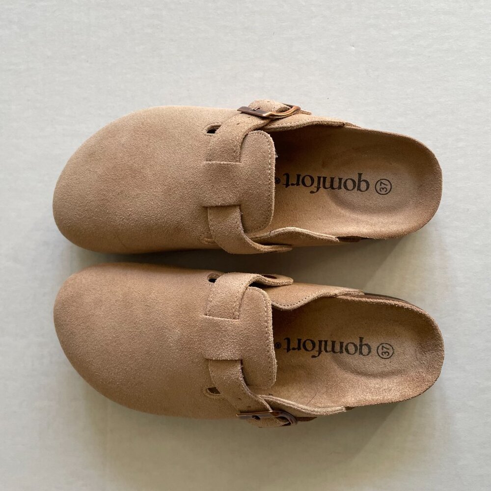 Qomfort Boston style sand suede clog 37 - Picture 5 of 5